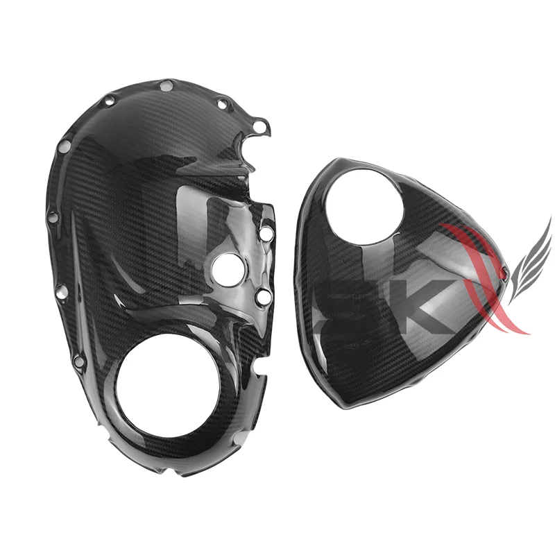 For Triumph Scrambler 1200 X XE XC 3K Pure Dry Carbon Fiber Alternator Cover Kits Fairing Kit Motorcycle Accessories