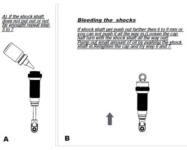 Hot Racing 120mm big bore threaded body aluminum shocks for 1/10 off-road vehicles using 120mm shocks