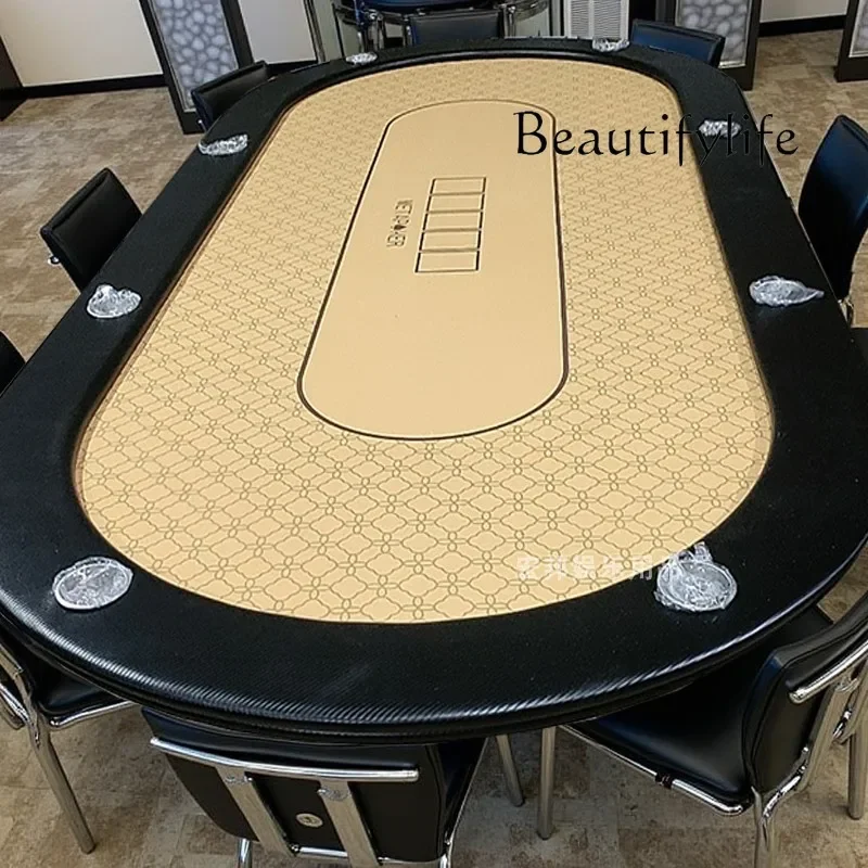 

LXTavolo da poker Texas di fascia alta, tavolo da poker dedicato alla moda, tavolo da poker Texas di lusso