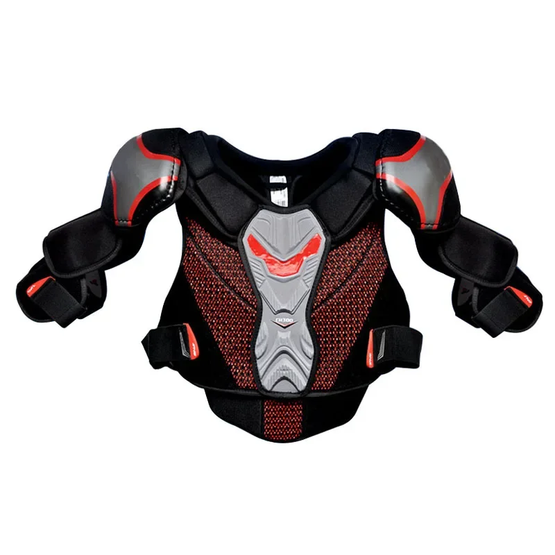 Ice Hockey Protective Gear Set With Chest Protector Knee Pads Roller Skate Ball Leg Guards Sport Skate Ball Land Hockey Stick