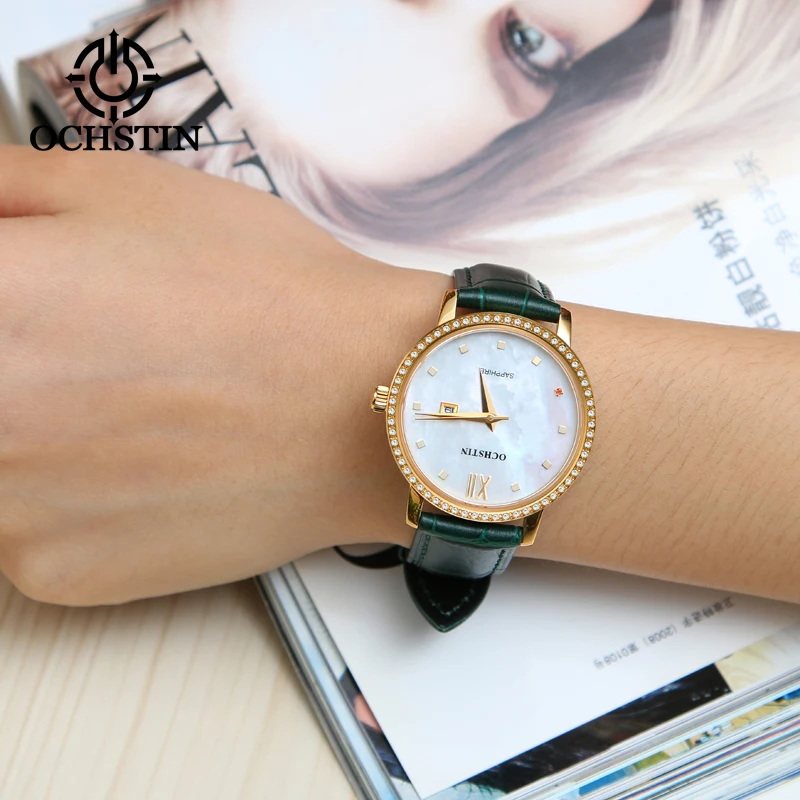 OCHSTIN2024 new fashion trend urban beauty series automatic quartz movement waterproof wristwatch ladies quartz watch