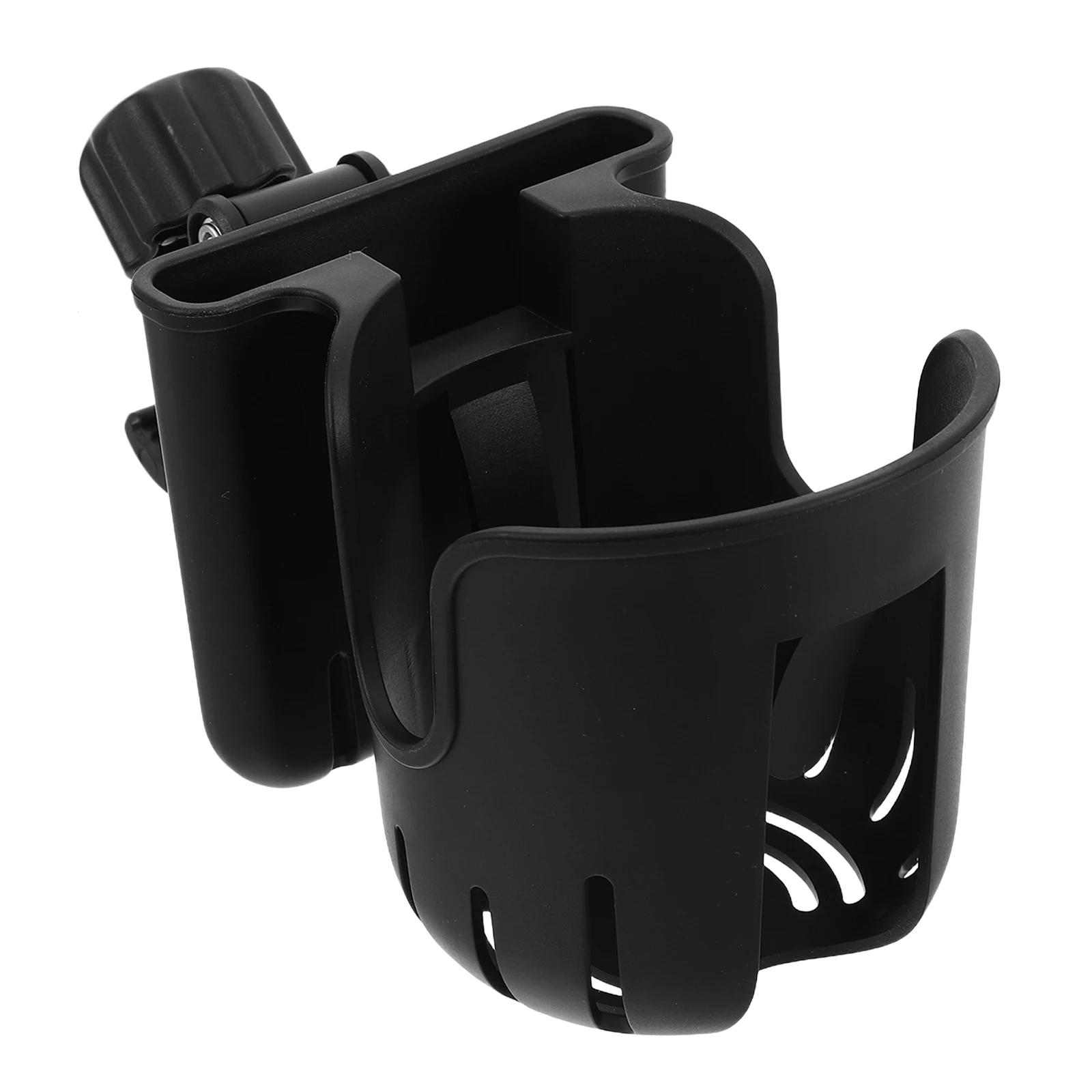 

Multifunctional Universal Cup Phone Holder For Stroller Wheelchair Walker Bicycle Secure Black Beverage Cellphone Holder Quick