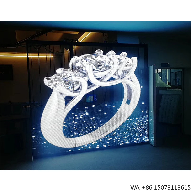 

P3.91-P7.8 Transparent LED Screen - Indoor Outdoor Glass Video Wall Panel
