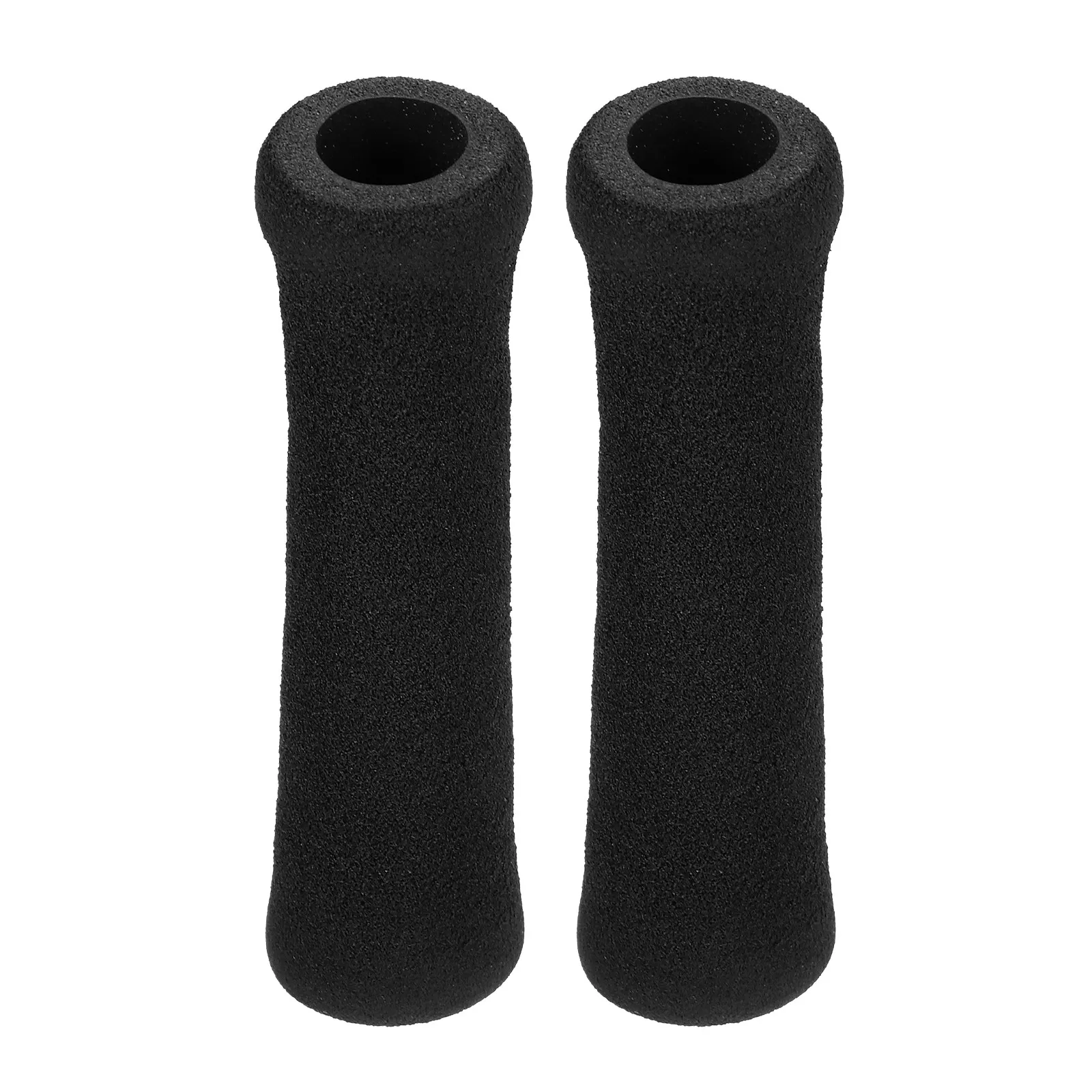 2Pcs Crutch Handle Grip Pole Grip For Elderly Cane Non-skid Thickened Walking Protectors Comfortable Wheel