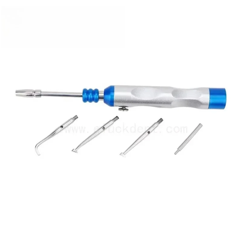 Dental Crown Remover Automatic Spring Loaded Bridge Removal Tool Adjustable Strength Dentistry Instrument Restoration Kit