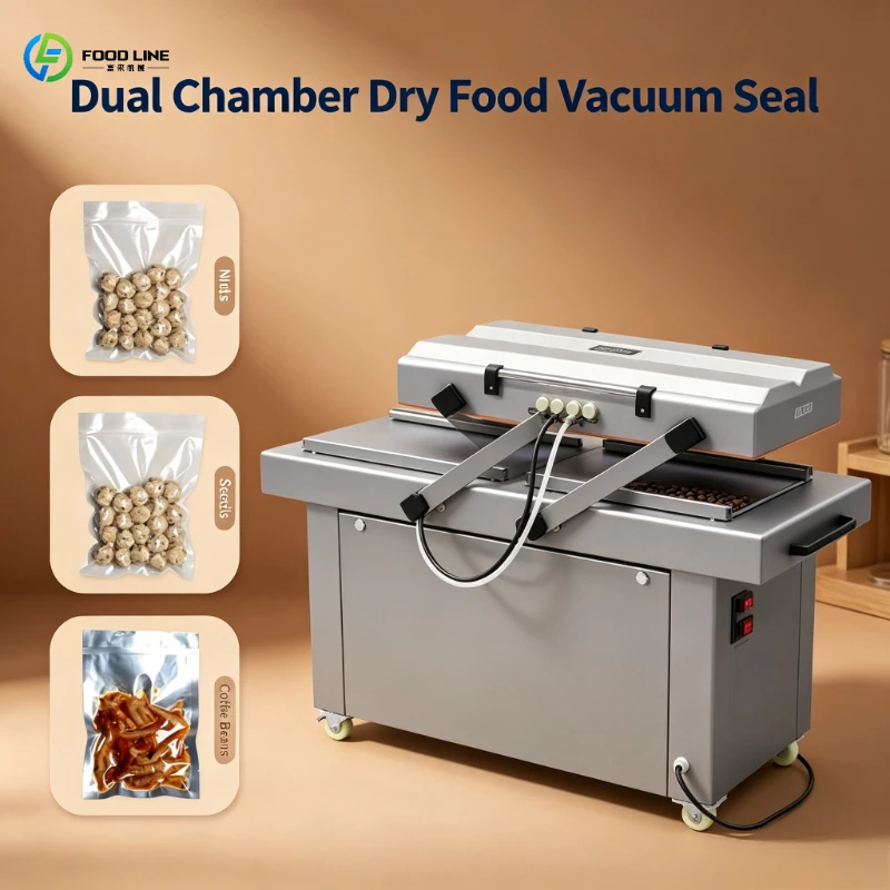 Meal Prep Wraps - Double Chamber Vacuum Sealer Automatic Operation