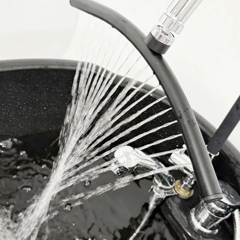 Universal Head Water Circulation Waterfall Massage Hair Faucet Salon Shampoo Bowl Equipment