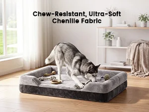 Chew-Reslstant, UItra-SoftChenllle Fabrlc