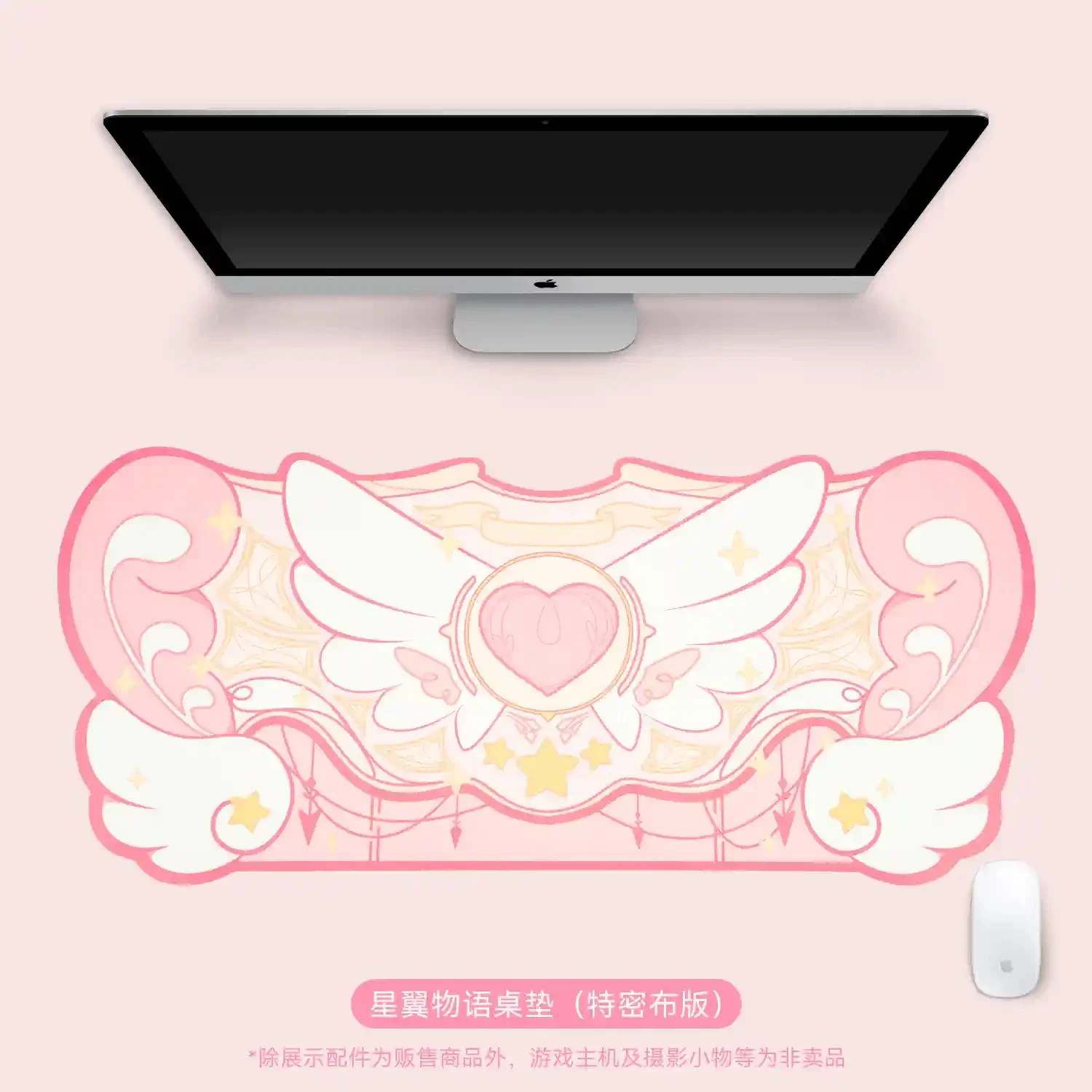 Cartoon Cute Gaming Mouse Pad Oversized Office Study Computer Keyboard Rubber Desk Mat Girls Hand Rest Wrist Pads Table Mat