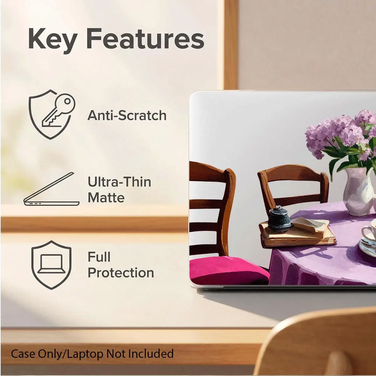 Case for MacBook,compatible with 13 Neo/13.3 Air/13.3 Pro/13.6Air/14.2 Pro/15Air/16.316Pro
