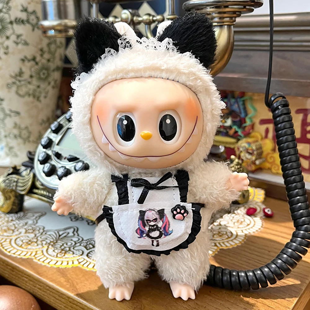 الصينية تشيباو أزياء الملابس قبعة مجموعة ملابس دمى ل V1/V2/V3 Labubu الملابس والاكسسوارات