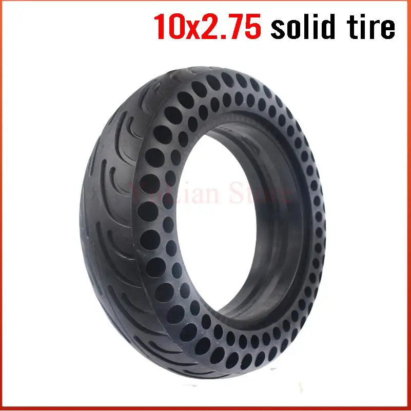 

10-дюймовые шины для электрического скутера, взрывозащищенные, цельные, бескамерные, износостойкие, амортизирующие, противоскользящие, для M365 PRO 2