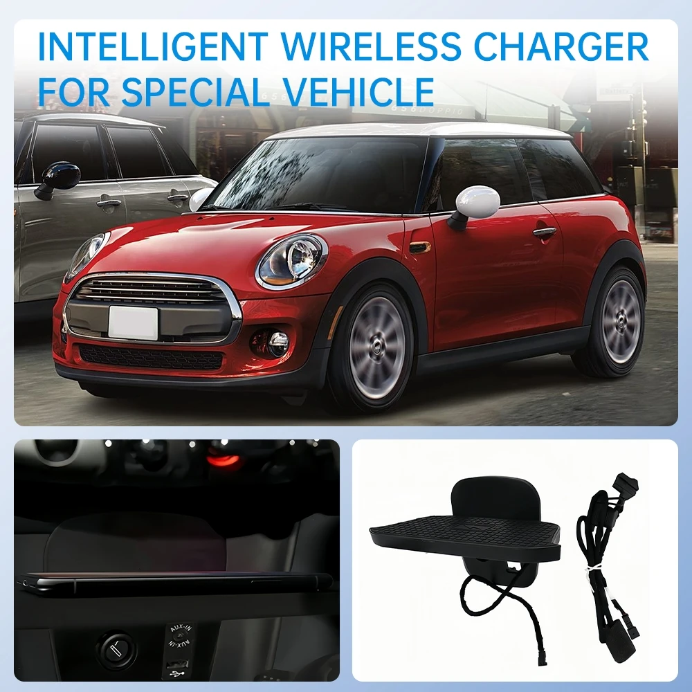 車のワイヤレス充電器 BMW ミニワンクーパー S ハッチ F55 F56 2014