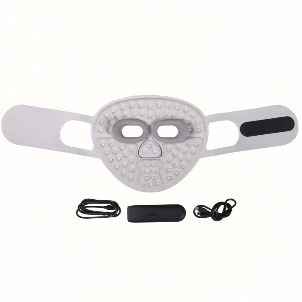 Hello Face M500S LED Red Light Therapy Mask 510K Near-Infrared Light Therapy Facial Mask Soft Wireless Portable PDT Device