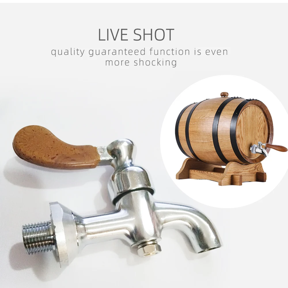 1pc 16/20mm Barrel Tapt Beverage Wine Bottls Cans Faucet Drink Water Tap Ball Valve for Bar Hotel Drum Dispenser Holder Bibcock