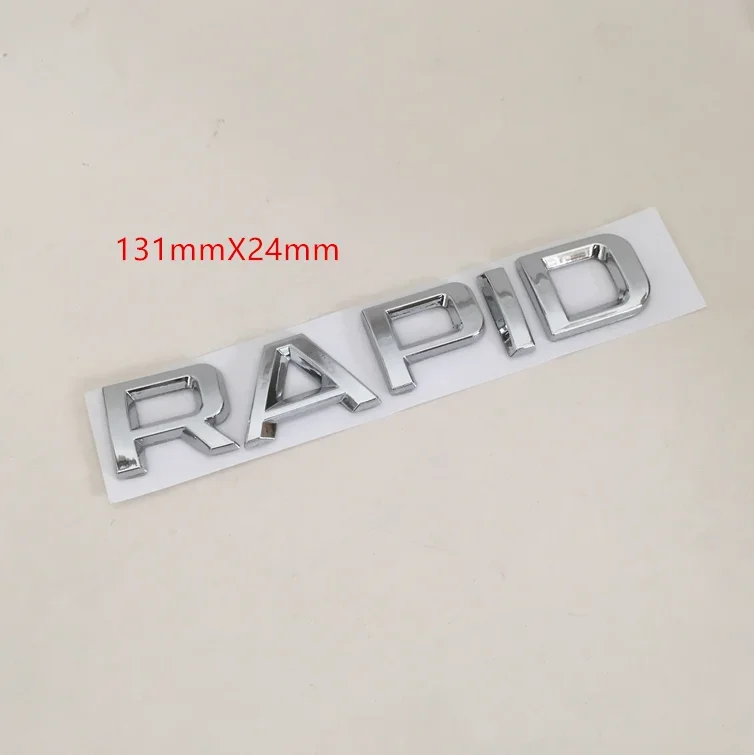 1 قطعة ABS اوكتافيا رائع رابيد فابيا كاميك كاروك كودياق اليتي 4X4 شعار السيارة رسالة شارة الخلفية الذيل الجذع ملصق مائي لسكودا #5