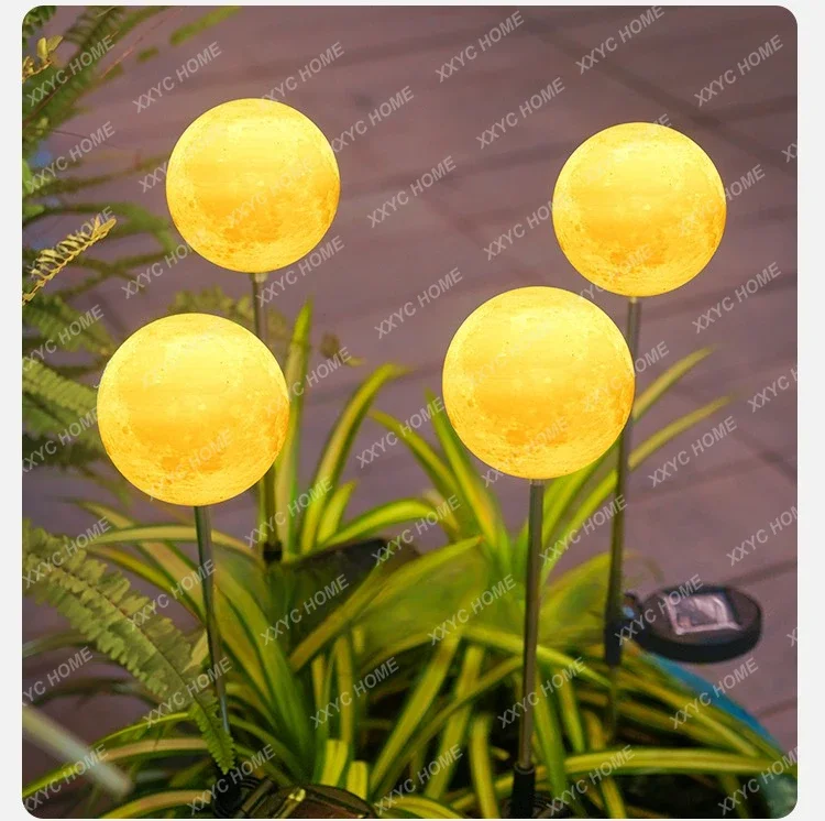 

Solar moon lamp Home outdoor courtyard landscaping arrangement Moon Garden balcony atmosphere decoration Lawn lamp