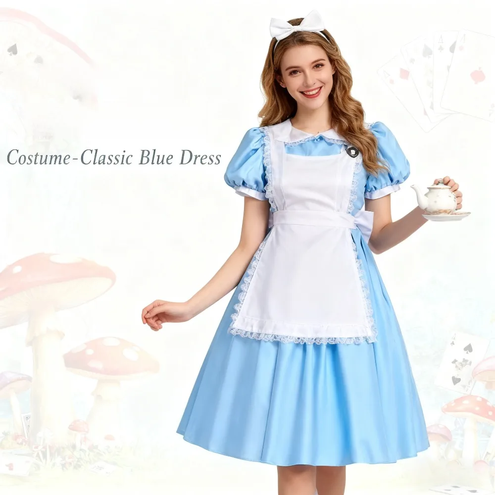 

Платье горничной в стиле Лолита, костюм для косплея для женщин, тематический костюм для вечеринки