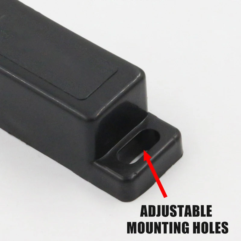 10 pz/set armadio di plastica magnete chiusura magnetica ABS armadio da cucina chiusure porta chiusure armadi cassetti persiane (senza viti)