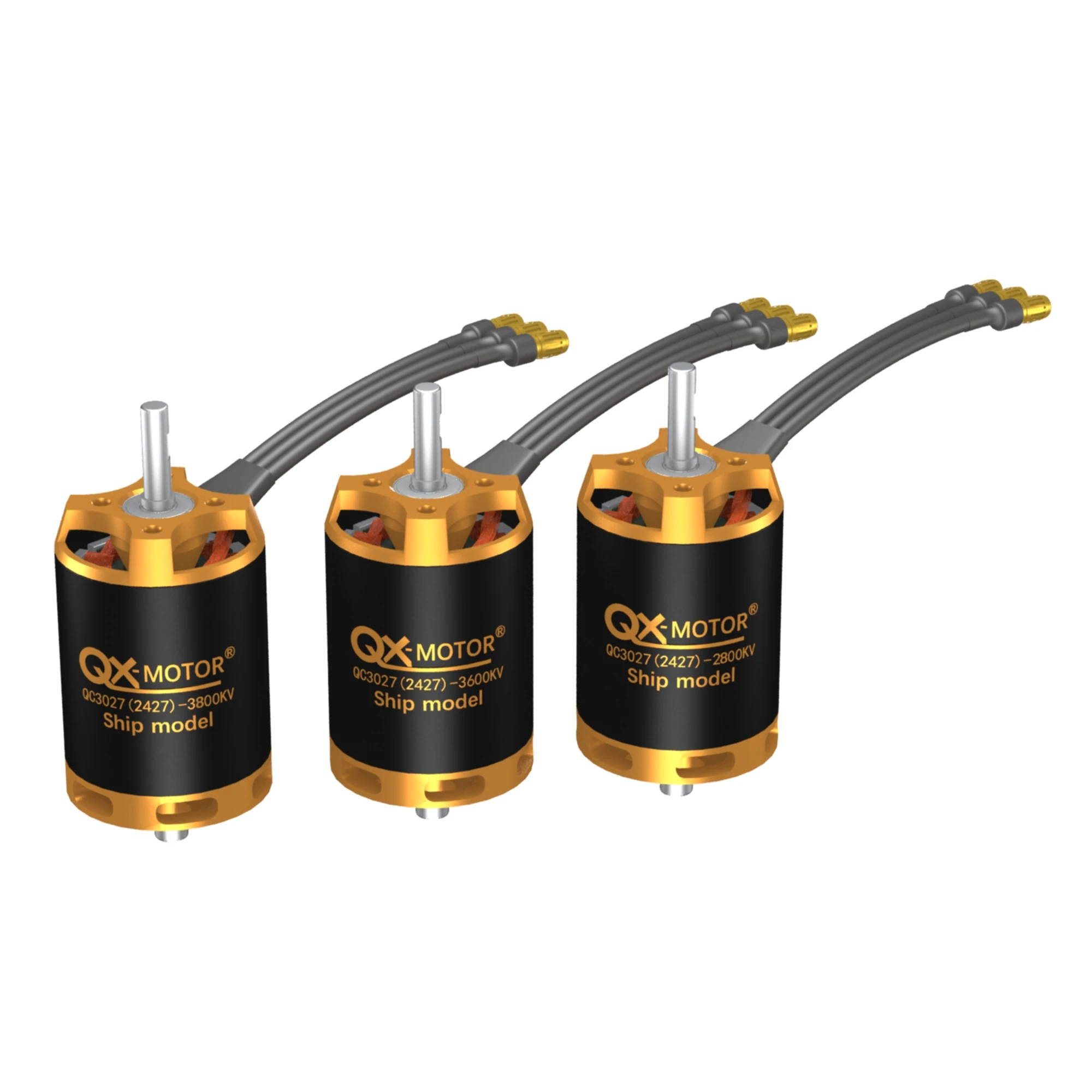 

QX-Motor QC3027 -2800 кв 3600 кв 3800 кв бесщеточный двигатель для DIY RC без сердечника с сильным крутящим моментом, ремонт игрушечного автомобиля, корабля, лодки, самолета