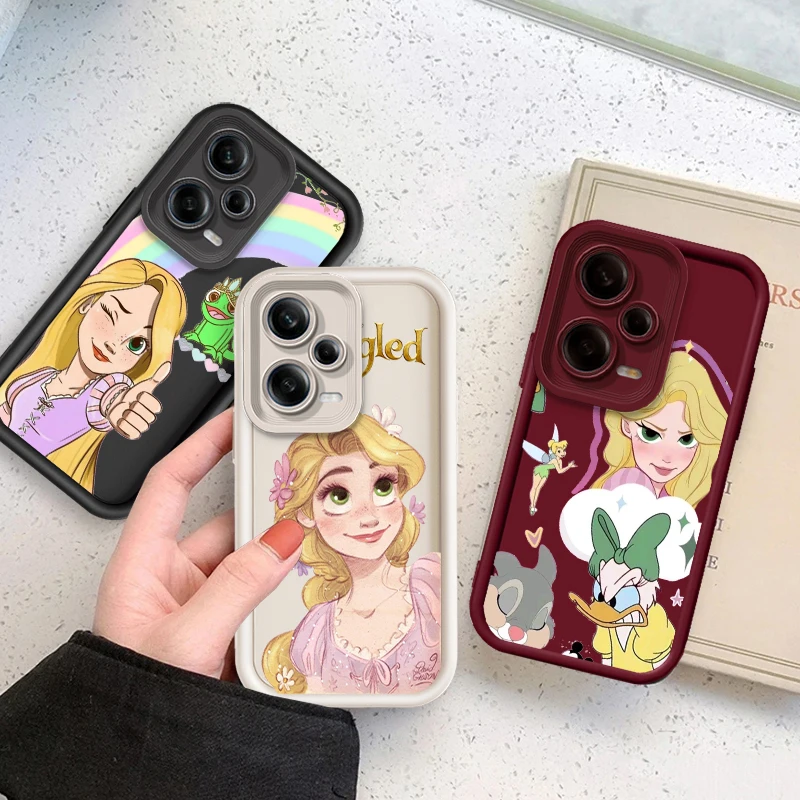 Disney Tangled Cute Eye Ladder For Xiaomi Redmi Note 13 12 12C 11 11S 10 10C 10A 9C 9A Pro 5G Soft Phone Case