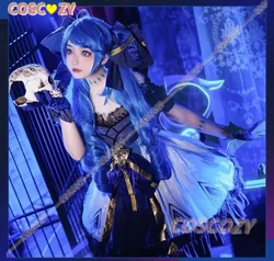 Gwen Cosplay Costume Game LOL Gwen Cosplay Dress Outfit Halloween Lolita Wig Costumes