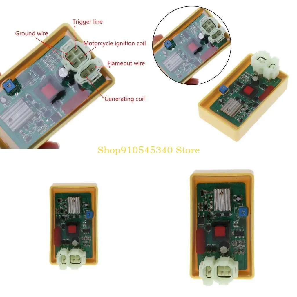 U2JA 6Pin CDI Ignition Box GY6 Igniter for 50cc 60cc 125cc 150cc Scooter ATV GY6