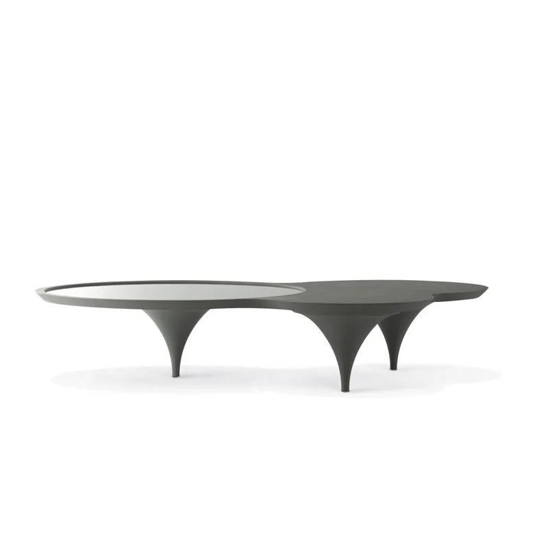 

Italian simple personality special-shaped solid wood living room coffee table villa tea table coffee table furniture
