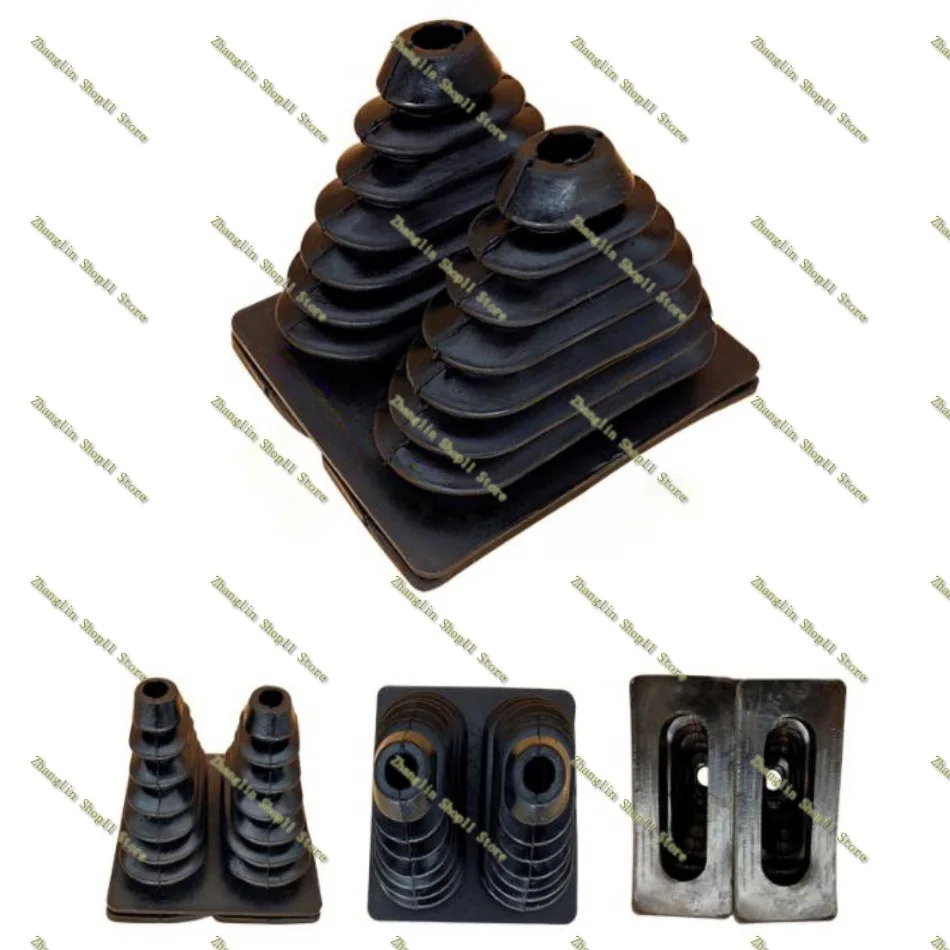 1pc Forklift Dust Cover Loader Gear Lever Multiway Valve Handle Rubber Sleeve Dust Leather
