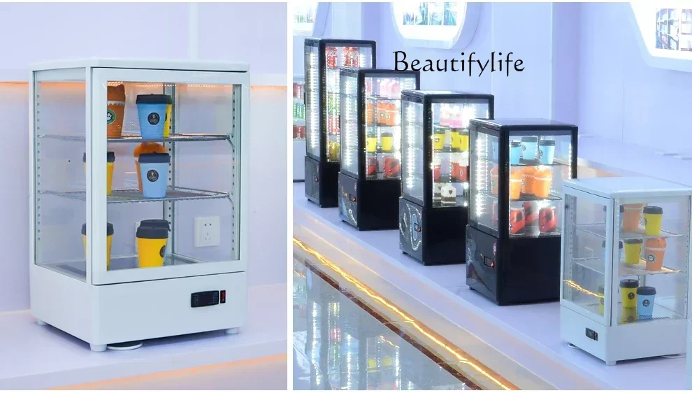 Commercial milk cooked food insulation cabinet constant temperature heating display cabinet