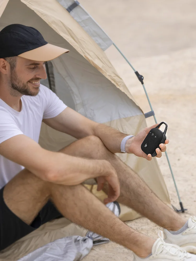 Tronsmart Mirtune H1 Speaker Bluetooth Portable Speaker with Hook, IPX7 Waterproof, 20H Playtime, TWS, for Camping, Hiking
