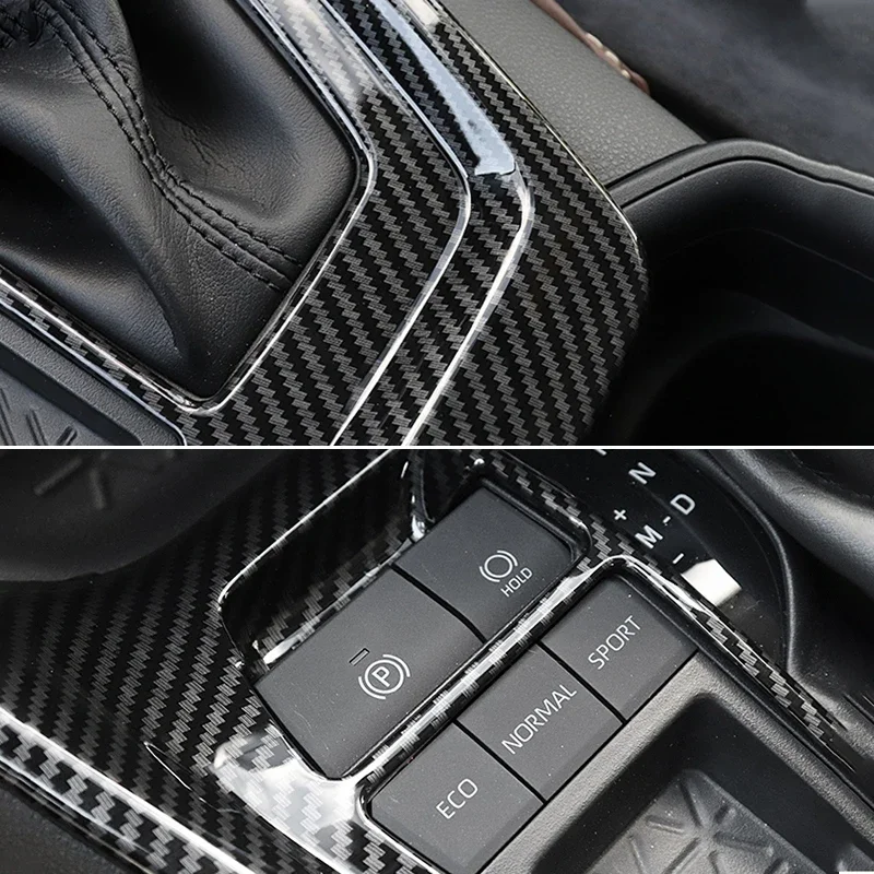 For Toyota RAV4 XA50 2019 2020 2021 2022 2023 2024 RAV 4 Hybrid Car Gear Shift Panel Interior Protector Cover Trim Accessories
