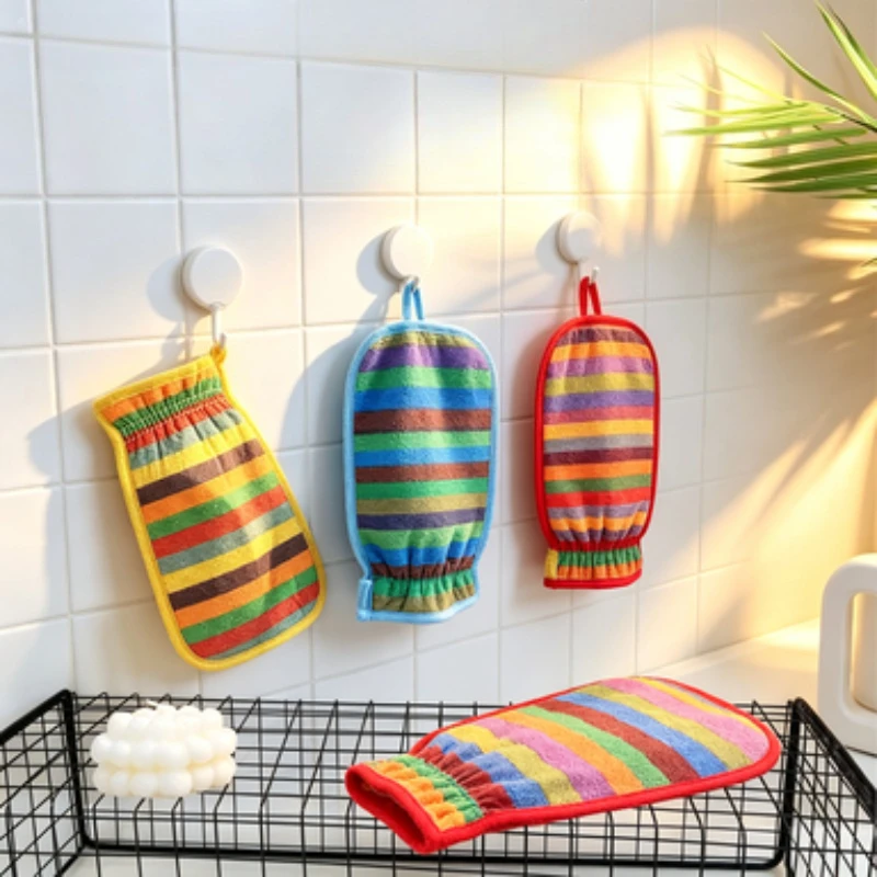 

Thickened Household Bath Towel Male/female Universal Bath Towel Wiping Shower Exfoliating Glove Cleaning Tools and Brushes