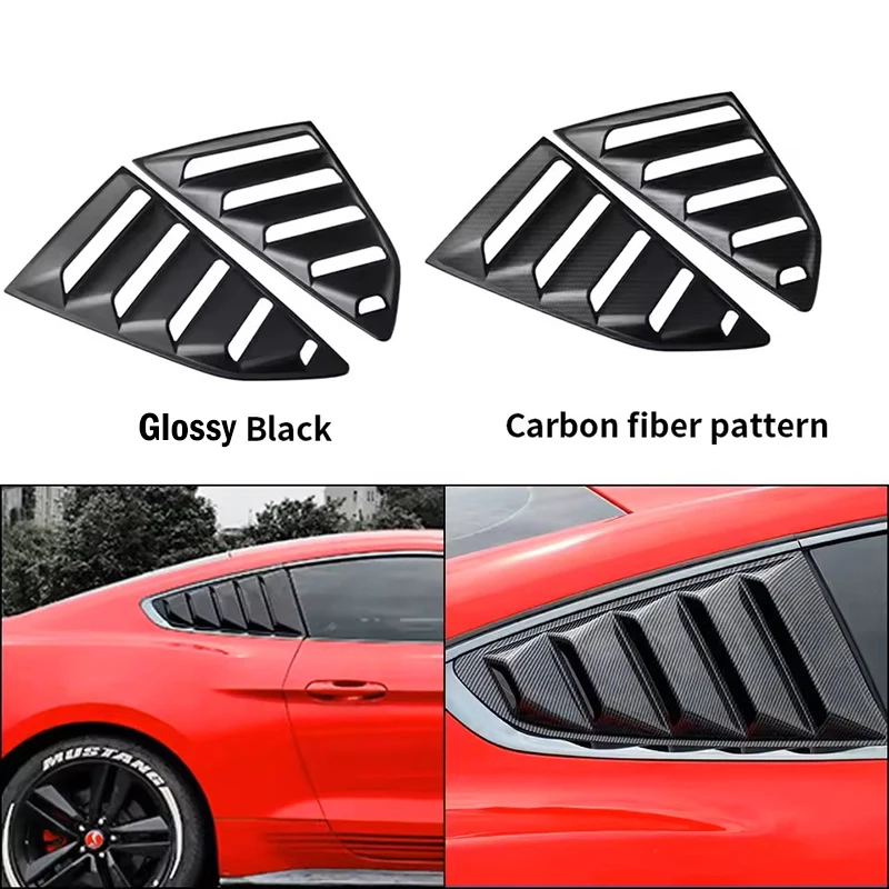 

Car Rear Window Louver Trim Cover For Chevrolet Camaro S S 2016-2024 Triangular Shutter Auto Body Kits Car Accessories