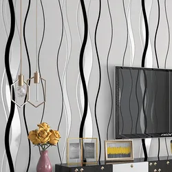 Nordic style Geometric wallpaper Patterns Lines Simple Vertical Stripes Modern Home Decor Living Room TV Background Wallpaper