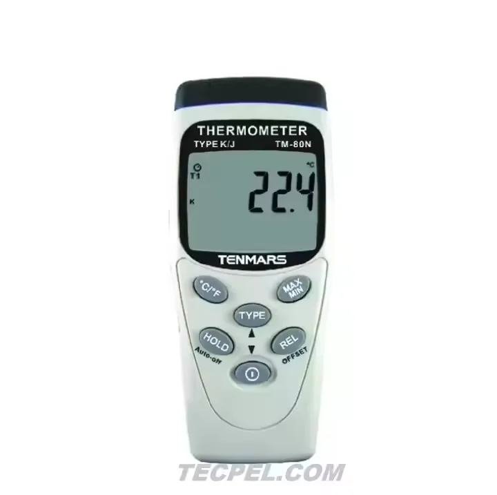 Tenmars TM-80N Portable Thermocouple Thermometer Type K /J , Industrial Thermometer
