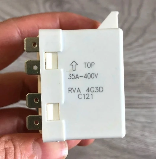 Ice Making Machine Accessories 35A-400V RVA 4G3D Compressor Relay Start Relay For Ice Maker Refrigerator
