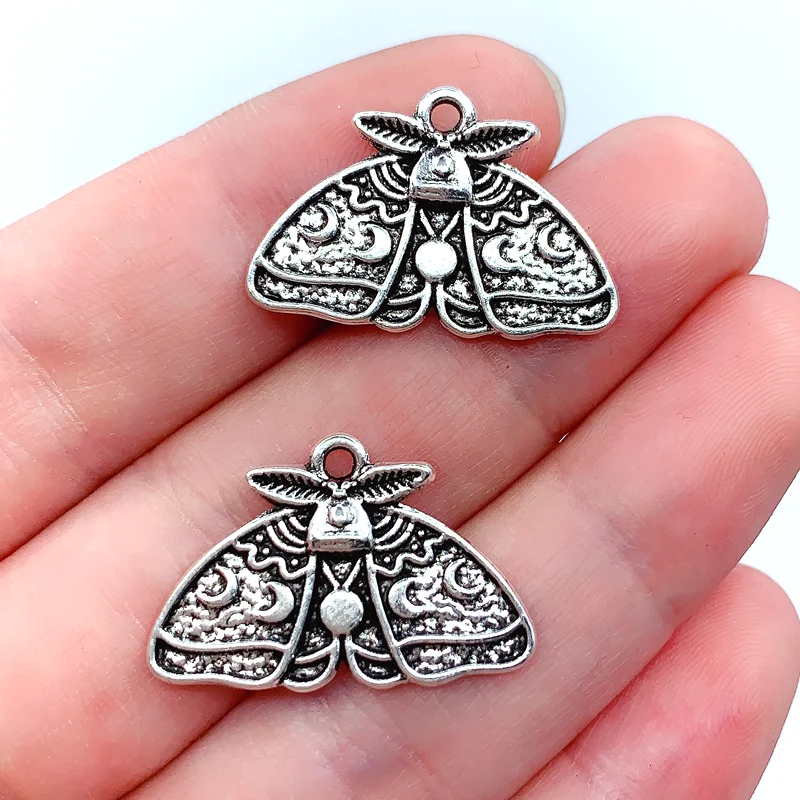 Подвеска-талисман-«Луна»-из-цинкового-сплава-12-шт-25-175-мм