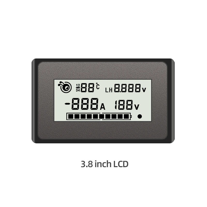 ANT BMS 2.4 3.8 4.3 inch LCD Display Screen 16S 20S 24S 22S Li-ion Lipo lifepo4 Battery Protection Board Voltage Capacity Meter