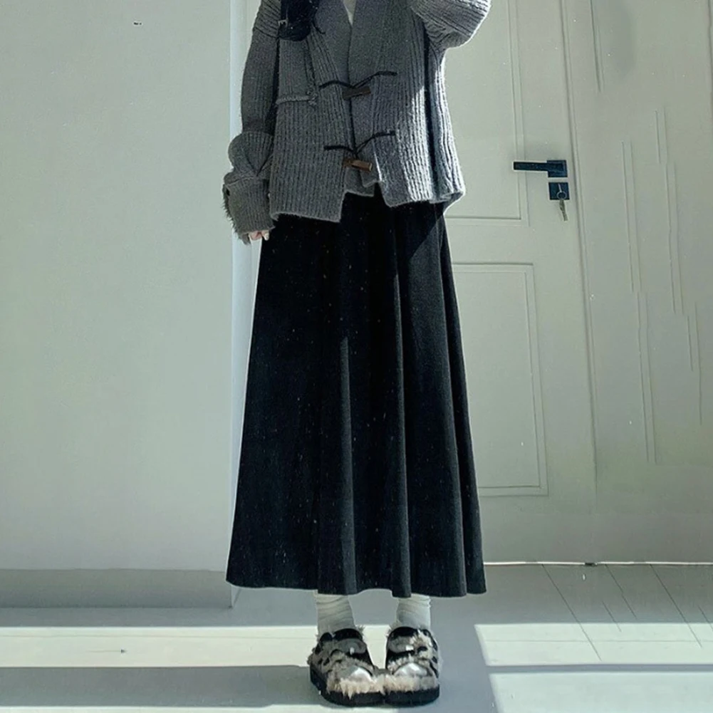 

For Club Outfits For Daily Wear Spring Autumn Skirt Loose Retro Skirt Ideal For Summer Perfect For Spring Khaki