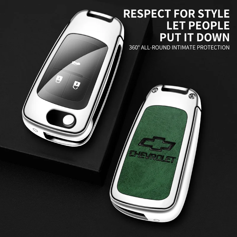 Liga de carro remoto chave caso capa escudo para chevrolet chevy malibu camaro cruze traverse faísca equinox sonic volt parafuso acessórios