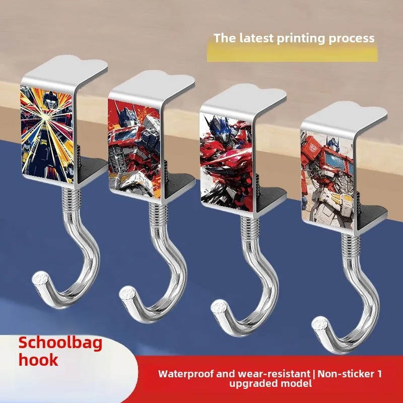 Hasbro Transformers Verstelbare Bureau Rand Haak Bureauhanger Student Rugzak Opslag Ophanghaak Thuiskantoor Organisator Geschenken Nieuw