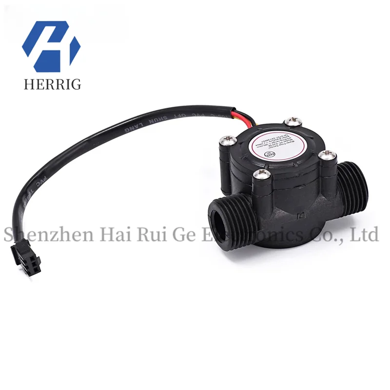 

YF-S201 Water Flow Sensor/4 Points, G1/2 Interface, Water Heater, Water Dispenser, Hall Flowmeter