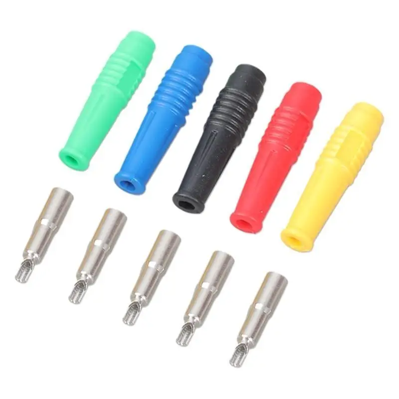 652F 10 قطعة 4 مللي متر قابس الموز موصلات مع متانة ممتازة والتوصيل موصل أنظمة الصوت لمختلف التقنية