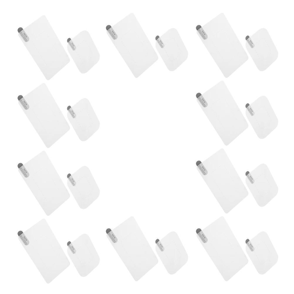 

20 Pcs Driving Recorder Film Dash Cam Recording Sticker Camera Mounting Tape Protective Films Car Transparent Static Stickers