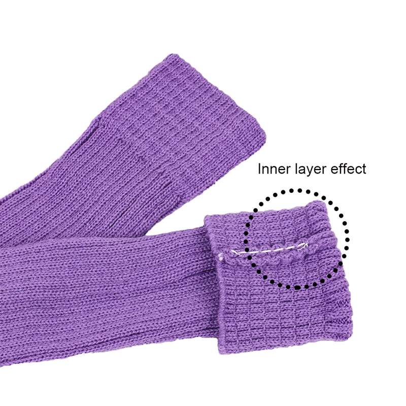 80 cm Vrouwen Beenwarmers Winter Meisje Vrouwelijke Been Cover Voor Gym Fitness Gebreide Wol Dans Ballet Yoga Losse Sokken lange Kous