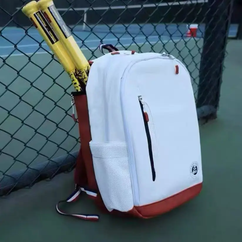 

Wilson Roland Garros Bolsa de tenis de arcilla Tour conmemorativo abierto francés Mochila para raquetas de tenis Max para 2 raqu