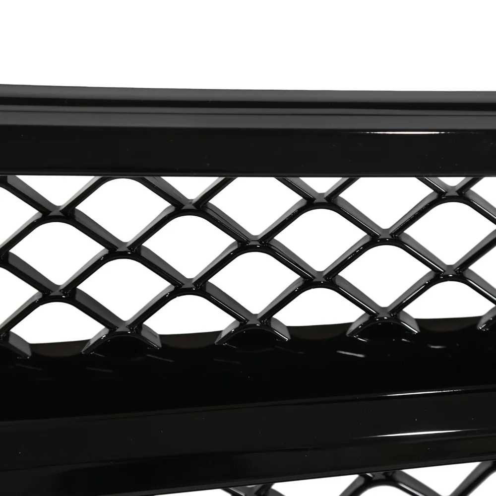 Gloss Black Front Grille For 2008-2014 Mercedes Benz C Class W204 C250 C300 C350 view 6