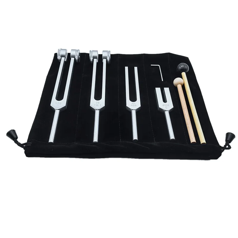 

20Pcs Tuning Fork Set(128Hz, OM 136.1Hz, MI 528Hz, 4096Hz),For Healing Chakra,Sound Therapy,Reliever Stress