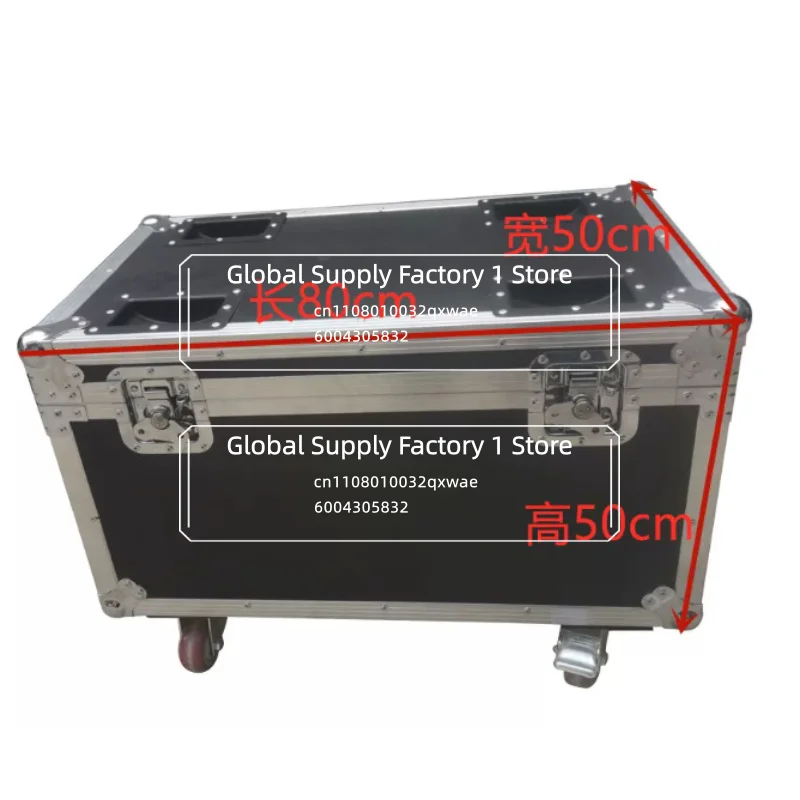 Cable Wire Storage Trunk Shockproof Tool Box Flight Case with Wheels Stage Lighting Equipment Transport Case